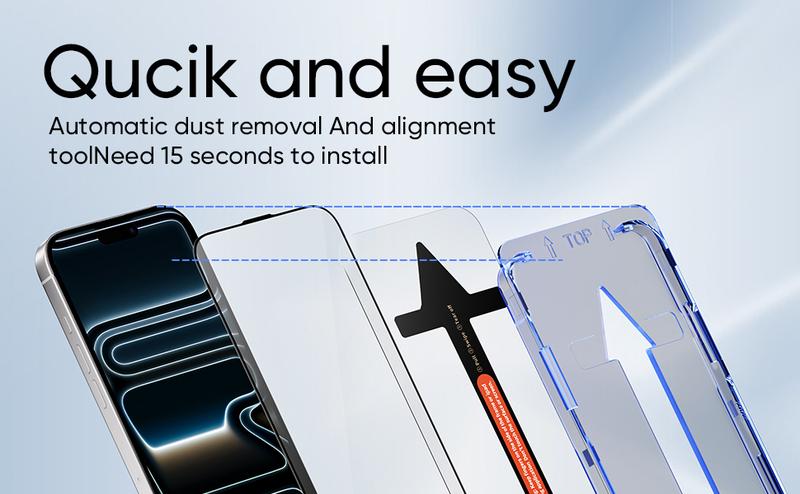 【TikTokShopBlackFriday】MAGIC JOHN Screen Protector 2 Pack for iPhone, Samsung, and Google–Clear & Privacy Protection, Fingerprint Resistant, Dust-Free, Bubble-Free Design 【TikTokShopBlackFriday】MAGIC JOHN Screen Protector 2 Pack for iPhone, Samsung, and Google–Clear & Privacy Protection, Fingerprint Resistant, Dust-Free, Bubble-Free Design
