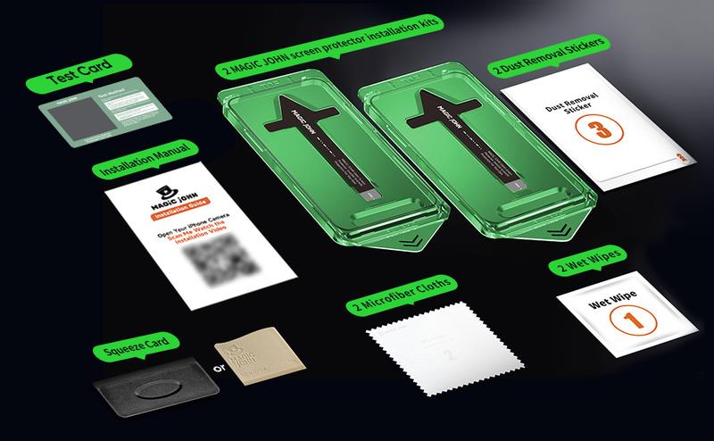 【TikTokShopBlackFriday】MAGIC JOHN Screen Protector 2 Pack for iPhone, Samsung, and Google–Clear & Privacy Protection, Fingerprint Resistant, Dust-Free, Bubble-Free Design 【TikTokShopBlackFriday】MAGIC JOHN Screen Protector 2 Pack for iPhone, Samsung, and Google–Clear & Privacy Protection, Fingerprint Resistant, Dust-Free, Bubble-Free Design