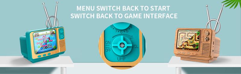 PYBGE Retro Video Game Console GV300S: 308 Built-in Classic Games, Classic Retro 3-Color Gamepad, Mini Handheld TV-Style Game Player – Ideal for Kids & Adult Nostalgia Enthusiasts PYBGE Retro Video Game Console GV300S: 308 Built-in Classic Games, Classic Retro 3-Color Gamepad, Mini Handheld TV-Style Game Player – Ideal for Kids & Adult Nostalgia Enthusiasts