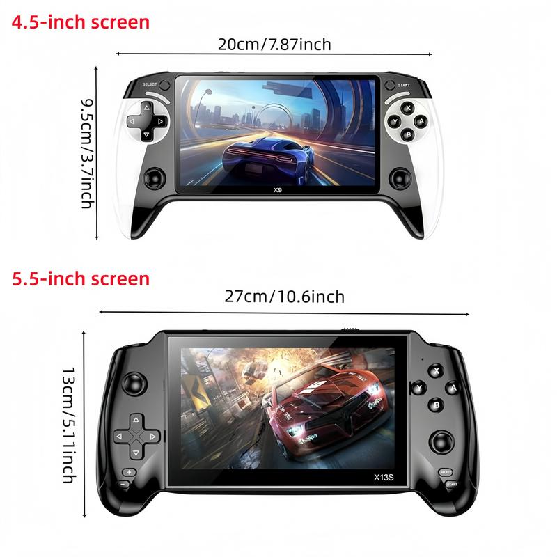 Portable Retro Game Console 5.5 Inch Large Screen, Supports Ten Emulators, Ultra HD Graphics, Perfect Gift for Day, Father's Day, Christmas Portable Retro Game Console 5.5 Inch Large Screen, Supports Ten Emulators, Ultra HD Graphics, Perfect Gift for Day, Father's Day, Christmas