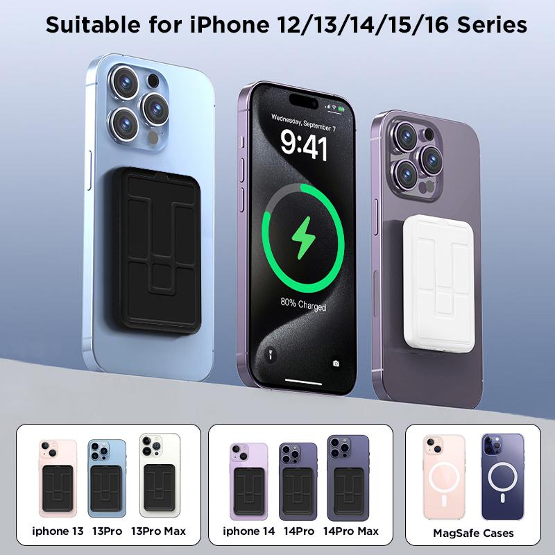 10000mAh Magnetic Power Bank,Foldable Wireless Portable Charger with LED Display,Fast Charging for iPhone 17/16/15/14/13/12 Pro/Pro Max/Plus, Compact Silicone 10000mAh Magnetic Power Bank,Foldable Wireless Portable Charger with LED Display,Fast Charging for iPhone 17/16/15/14/13/12 Pro/Pro Max/Plus, Compact Silicone