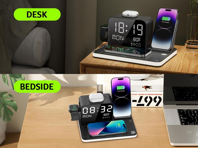 Acer 7 in 1 Wireless Charging Station with LED Night Light, Bluetooth Time Sync Clock & Temperature Display, USB-A & USB-C Ports – Compatible with iPhone, Android, Apple Watch & AirPods, Perfect Christmas & New Year Gift – TikTokShopBlackFriday Acer 7 in 1 Wireless Charging Station with LED Night Light, Bluetooth Time Sync Clock & Temperature Display, USB-A & USB-C Ports – Compatible with iPhone, Android, Apple Watch & AirPods, Perfect Christmas & New Year Gift – TikTokShopBlackFriday