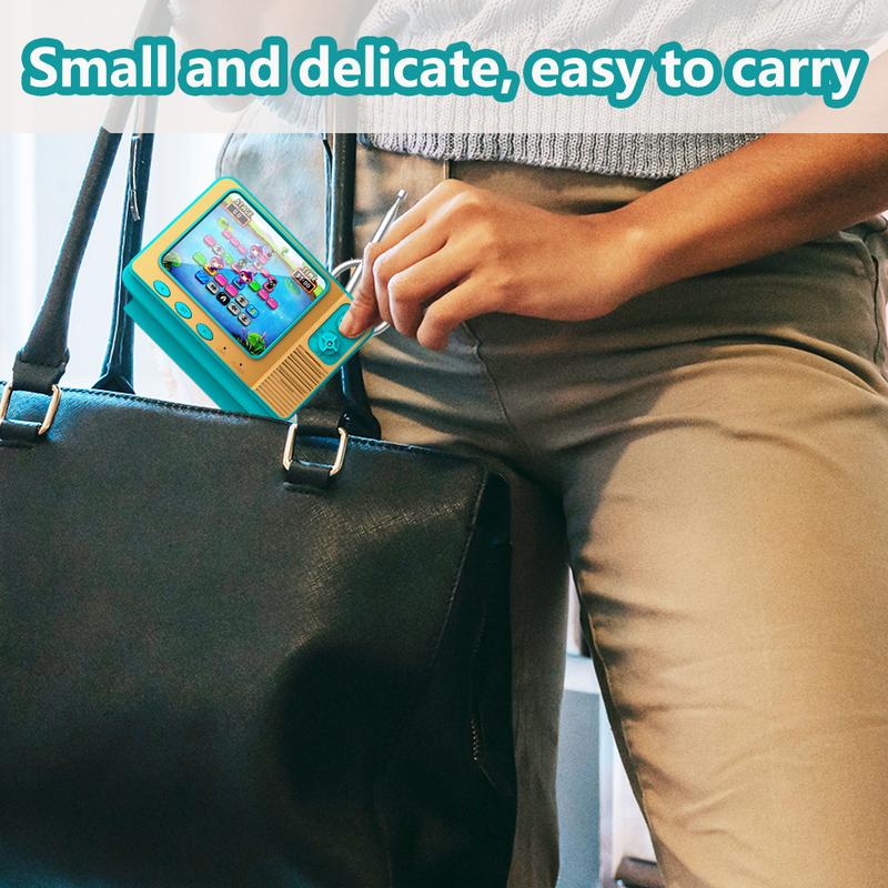 PYBGE Retro Video Game Console GV300S: 308 Built-in Classic Games, Classic Retro 3-Color Gamepad, Mini Handheld TV-Style Game Player – Ideal for Kids & Adult Nostalgia Enthusiasts PYBGE Retro Video Game Console GV300S: 308 Built-in Classic Games, Classic Retro 3-Color Gamepad, Mini Handheld TV-Style Game Player – Ideal for Kids & Adult Nostalgia Enthusiasts